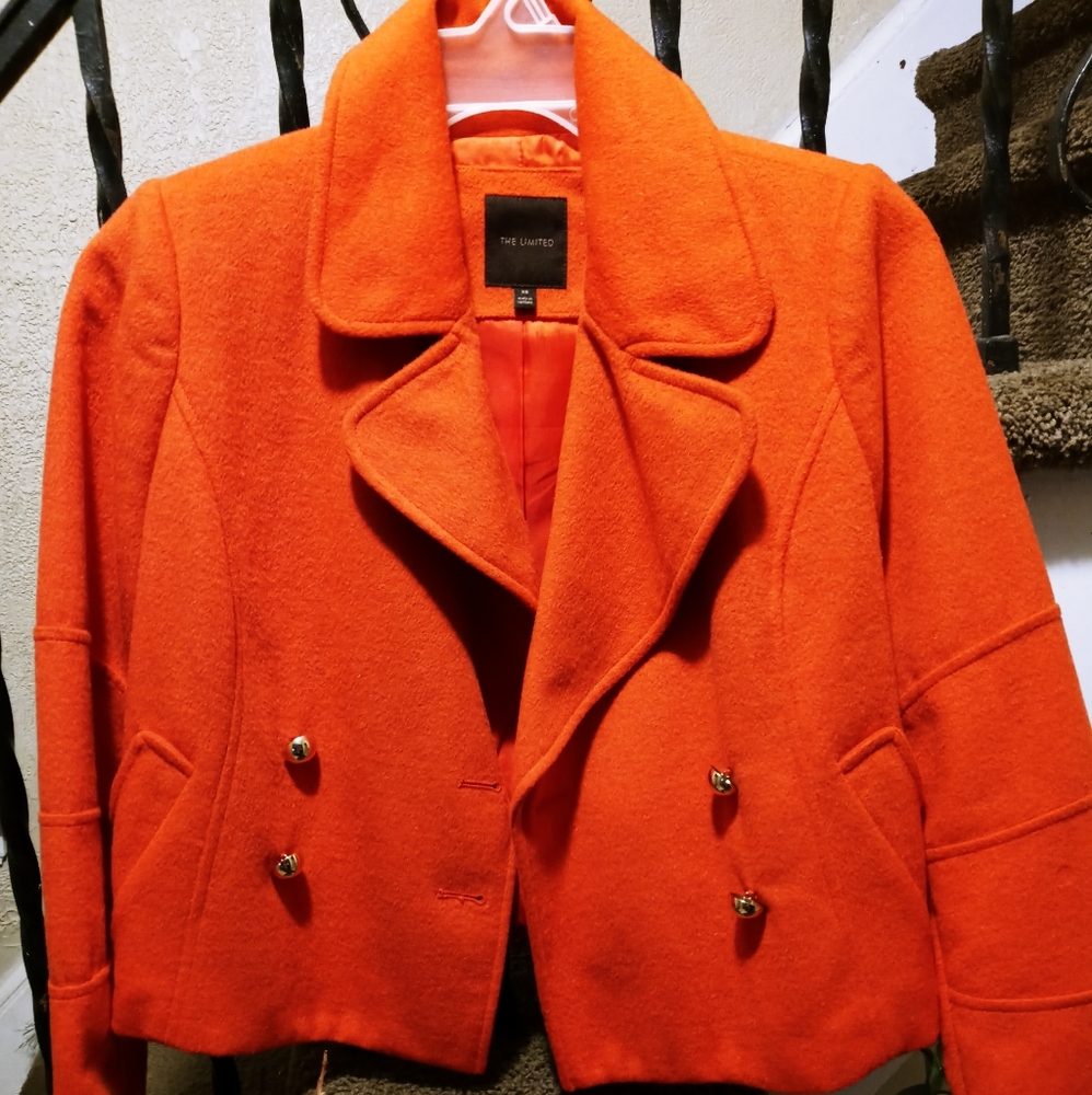 The Limited Wool Pea Coat Jacket